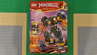 Lego ninjago set 71806 Cole's Elemental Earth Mech review