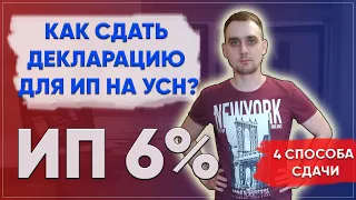 Как сдать декларацию для ип на усн в налоговую ?