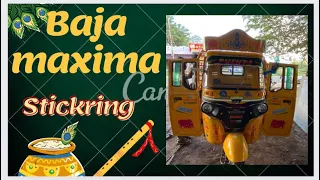 Bajaj#maxima#body#welding #vijayawada modal#painting and stickring work