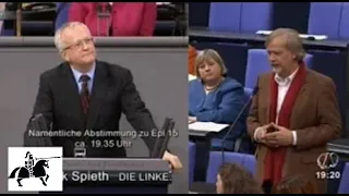 Archiv: Dr. Wolfgang Wodarg im Bundestag mit einer intelligenten Zwischenfrage