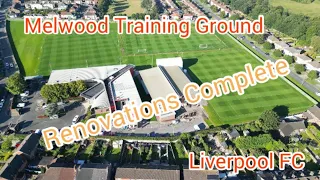 Melwood training ground #liverpoolfc Liverpool Women - drone overview 4k - work complete