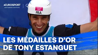 JEUX OLYMPIQUES - Les sacres de Tony Estanguet à Sydney (2000), Athènes (2004) et Londres (2012)