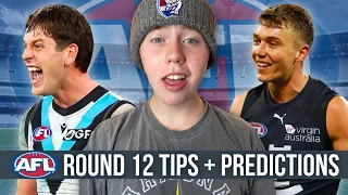 AFL ROUND 12 TIPS + PREDICTIONS