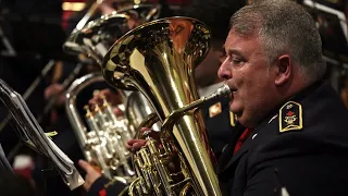 [4K] Al cielo la Reina de Triana - José Luis Gómez | Banda Cruz Roja | Concierto Santo Ángel