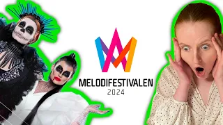 LET'S REACT to  SCARLET - CIRCUS X / MELODIFESTIVALEN 2024 🇸🇪/ REACTION / Live Performance