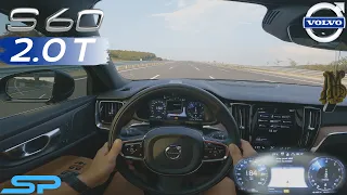 2022 VOLVO S60 B5 - AUTOBAHN POV Test Drive (Binaural Audio)