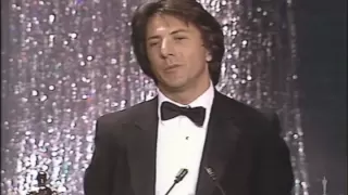 Dustin Hoffman winning Best Actor for "Kramer vs. Kramer"