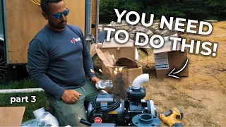 THE NATURAL SWIMMING POND is filled! | Recreation Pond build pt 3