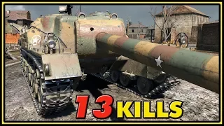 T28 - 13 Kills - 1 vs 6 - World of Tanks Gameplay