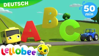 ABC Fahrzeug Lied | Kinderlieder | Lellobee Deutsch | Cartoons für Kinder