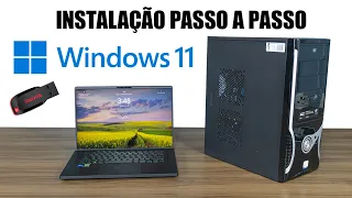 COMO INSTALAR WINDOWS 11 EM QUALQUER PC E NOTEBOOK