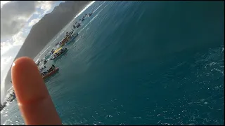 GIANT SURGE NEARLY SWALLOWED ALL THE BOATS! DONT WATCH IF SCARED OF OCEAN!