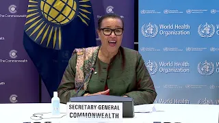 Commonwealth and WHO to strengthen cooperation on health, including access to vaccines