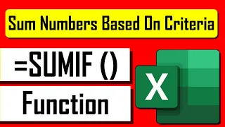 How to Use SUMIF Function in Excel