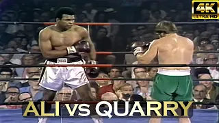 Muhammad Ali vs Jerry Quarry | KNOCKOUT Legendary Fight | 4K Ultra HD