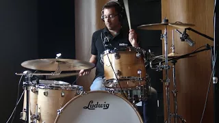 Demo Ludwig Centennial Maple + Set de platillos serie A391  Zildjian + Redo Supralite