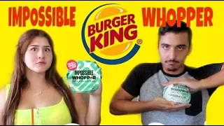 Trying Burger Kings NEW IMPOSSIBLE WHOPPER