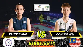 Badminton Tai Tzu Ying vs Goh Jin Wei Women,s Singles Uber Cup 2024