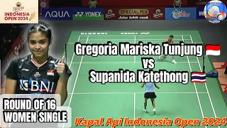 Gregoria Mariska Tunjung vs Supanida Katethong | Round Of 16 Kapal Api Indonesia Open 2024