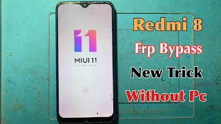 Redmi 8 | Redmi 8A FRP Bypass |WithOut PC | Redmi Not Singed in Frp bypass