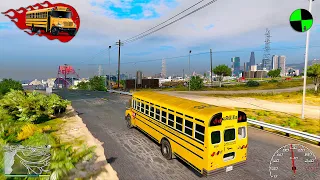 GTA 5 Crazy School Bus Crashes Ep.11