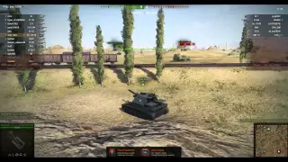 Тяжёлый танк КВ-1С. Карта Степи. World of tanks.