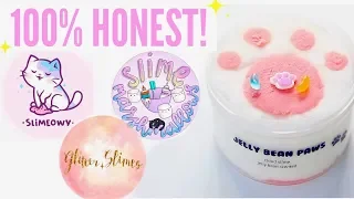 100% HONEST Famous + Underrated Instagram Slime Shop Review! Glitter.Slimes Package Unboxing