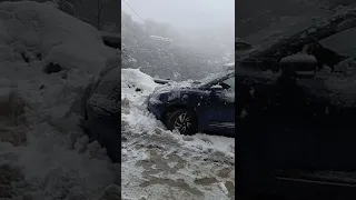 maruti suzuki Baleno off road in snow in shimla
