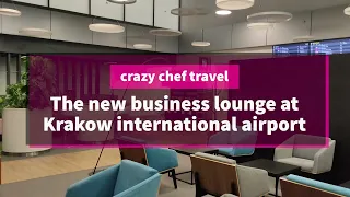 The new business lounge at Krakow Balice airport | Crazy Chef Travel