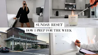 SUNDAY RESET ROUTINE | CLEANING, GROCERY HAUL, GETTING MY LIFE TOGETHER + SELF CARE!