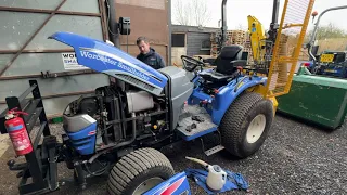 HOW TO - Change Oil on ISEKI TH4335 Compact Tractor