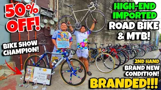 HIGH-END BRANDED IMPORTED ROAD BIKE AT MTB! HIGH QUALITY NA 50% OFF PA! NAPAKAMURA PRESYUHAN NILA!