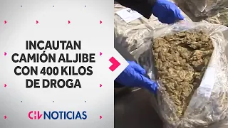 EN UN CAMIÓN ALJIBE transportaba droga: Capturan a transportista con más de 400 kilos de droga