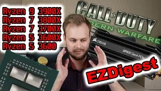 Новые Zen 2 Ryzen 3000, странная RX 5700, SSD на PCI-E 4.0 x16 и новая Modern Warfare | EZDigest