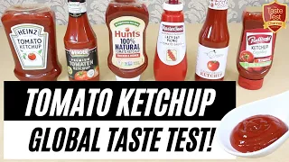 TOMATO KETCHUP TASTE TEST & FUN FACTS! | Is this the World's Best Ketchup? | Heinz versus the World.