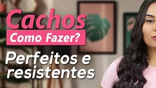 Chapinha que não sai com água | Como fazer Cachos?