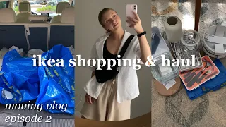 MOVING VLOG EP 2: Ikea shopping + Ikea Haul | my first apartment series