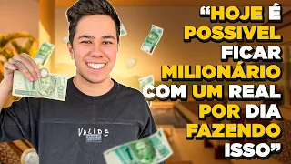 COMO FICAR MILIONÁRIO INVESTINDO APENAS 1 REAL POR DIA!