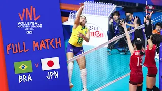 Brazil 🆚 Japan - Full Match | Women’s Volleyball Nations League 2019