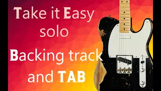 EAGLES - Take it easy - SOLO backing track and TAB