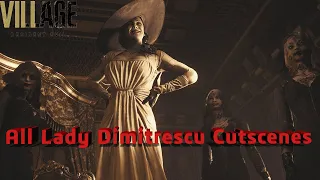 ALL Lady Dimitrescu Cutscenes (HD) - RESIDENT EVIL 8 VILLAGE
