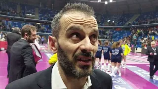 Marco Gaspari commenta la sconfitta contro l'Imoco