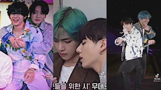 Taekook (Taehyung Jungkook) BTS #94 Tiktok Compilation Part 2 | Tiktok Edit | Real Size