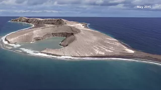 New island forms in Tonga