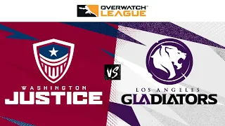 @WashingtonJustice vs  @LAGladiators   | Summer Showdown Qualification | Semaine 3 Jour 3 — Est