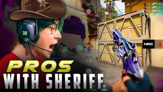 WHEN PROS PICK SHERIFF #2 | BEST SHERIFF PLAYS |  VALORANT MONTAGE #HIGHLIGHTS