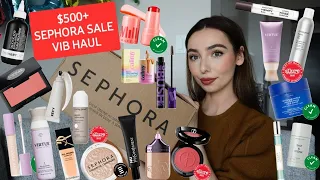 $500+ SEPHORA HAUL! VIB SALE 2024| Makeup, Hair Care, Fragrance #makeup