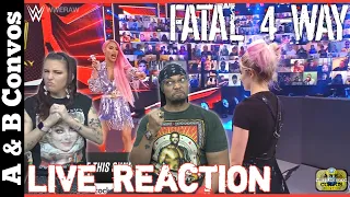 Nikki vs Alexa Bliss vs Asuka vs Naomi Fatal 4-Way Match - LIVE REACTION | Monday Night Raw 7/12/21