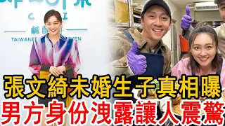 張文綺終於認了！32歲未婚生子真相曝光，男方身份洩露讓人震驚#張文綺 #陳漢典 #大嘴娛記