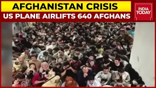 Afghanistan Crisis: US Rescue Plane Airlifts 640 Afghans Desperate To Escape Taliban Rule